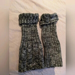 Elle Brown Knit Leg Warmers Boot Toppers